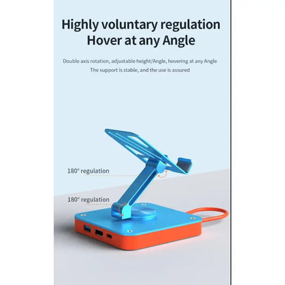 3-in-1 Adjustable Switch 2 Stand | Foldable Gaming Dock & Desktop Holder