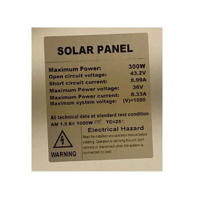 300W Solar Panel with Solar Controller