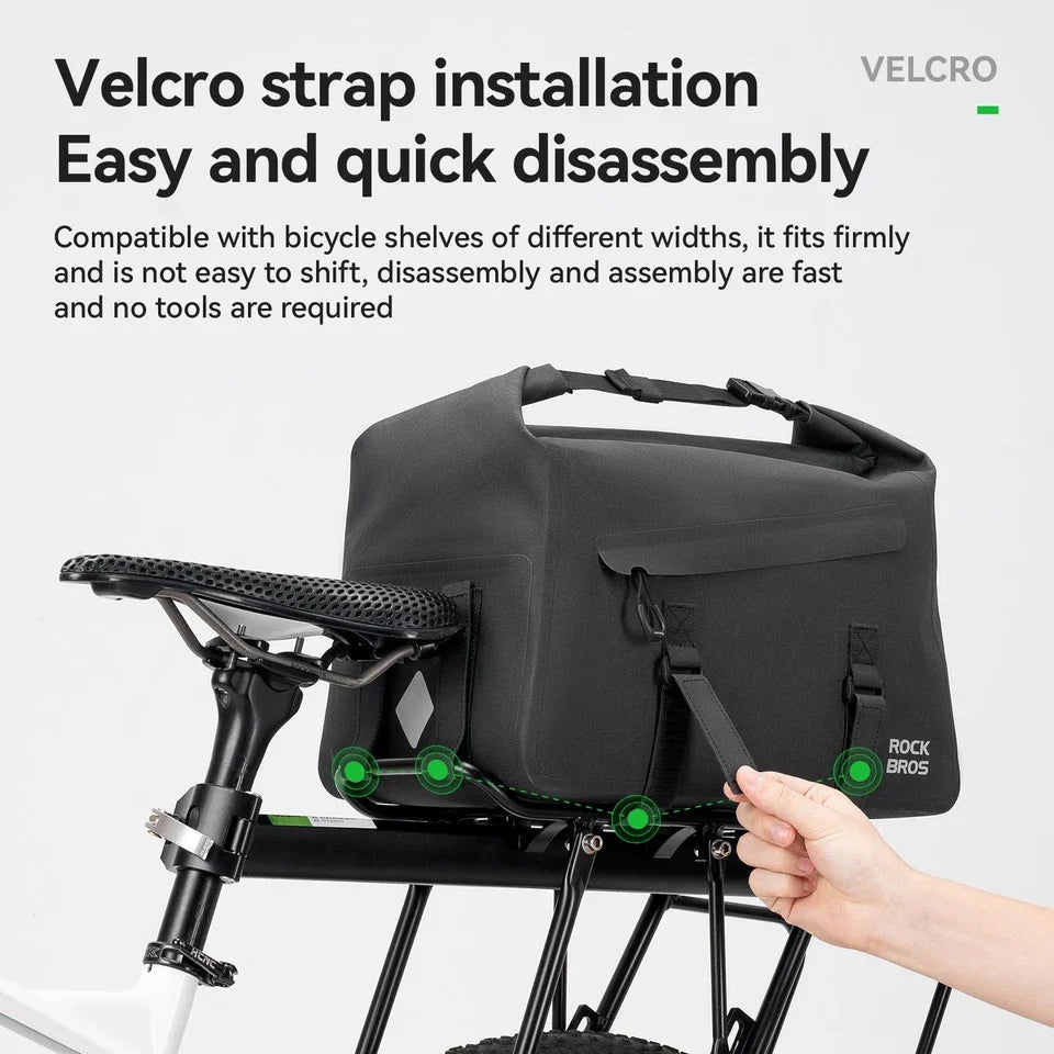 Bicycle Waterproof Pannier Rack Bag Up to 16L