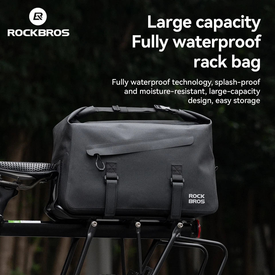 Bicycle Waterproof Pannier Rack Bag Up to 16L