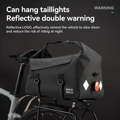 Bicycle Waterproof Pannier Rack Bag Up to 16L