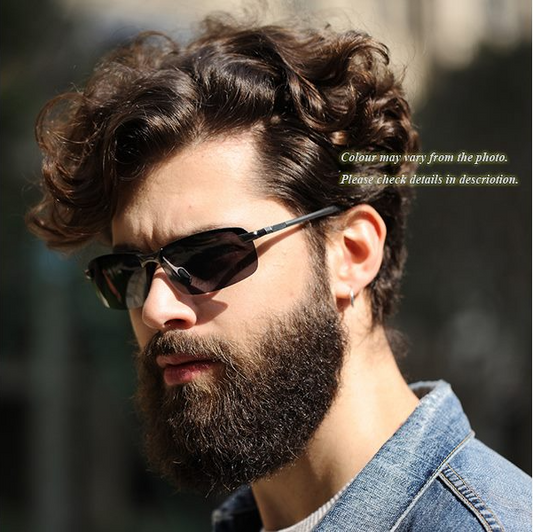 BK-GR HD Polarized Lens Sunglasses Anti-Reflective Hydrophobic