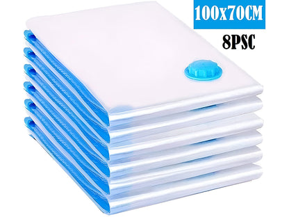 Vacuum storage bags 8 Pack 100x70 CM