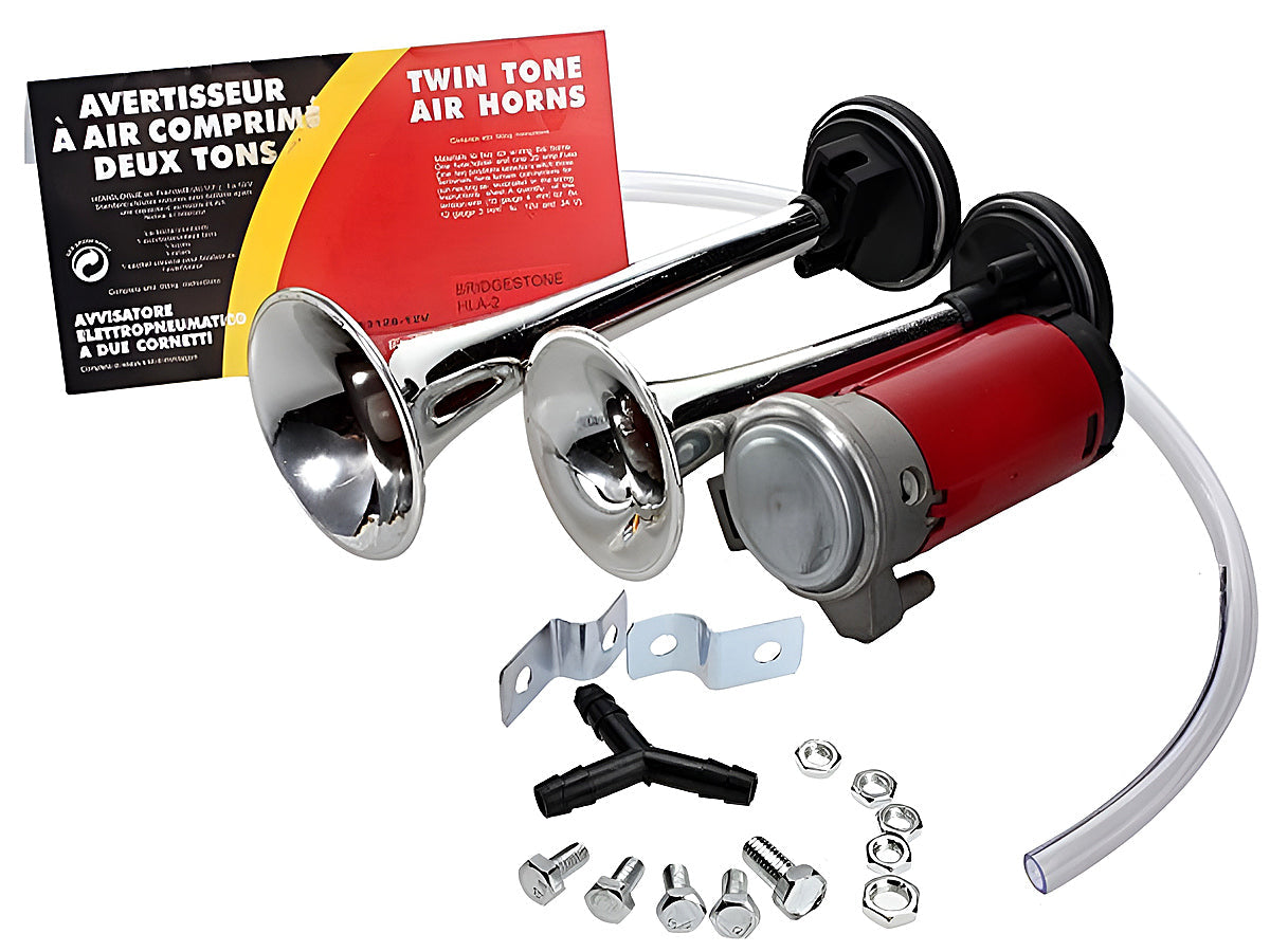Dual Air Horn 12V Dixie Hazzard Horn Set Super Loud Car Horns