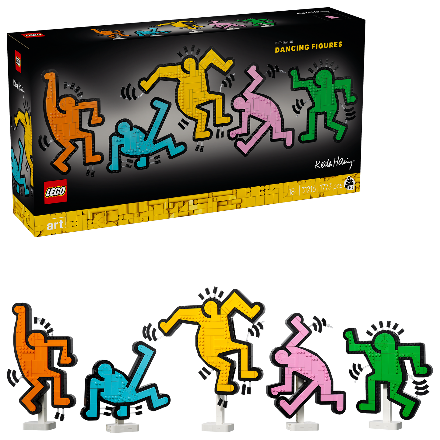 LEGO Art: Keith Haring Dancing Figures (31216)
