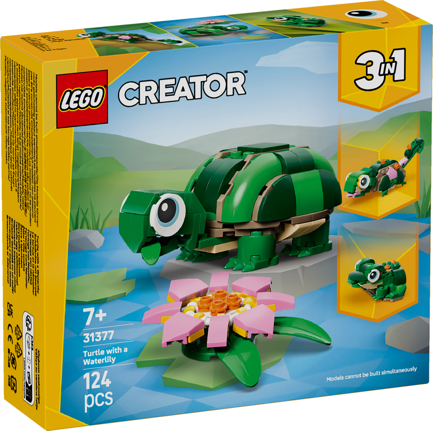 LEGO Creator: Turtle with a Water Lily Flower (31377)