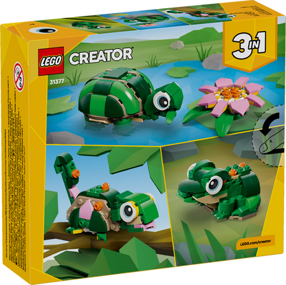 LEGO Creator: Turtle with a Water Lily Flower (31377)