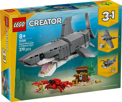 LEGO Creator: Fierce Shark with a Treasure Chest (31381)