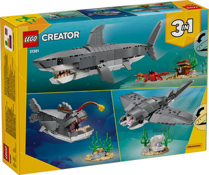 LEGO Creator: Fierce Shark with a Treasure Chest (31381)