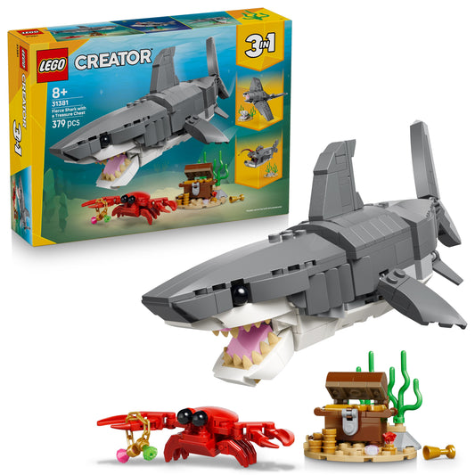 LEGO Creator: Fierce Shark with a Treasure Chest (31381)