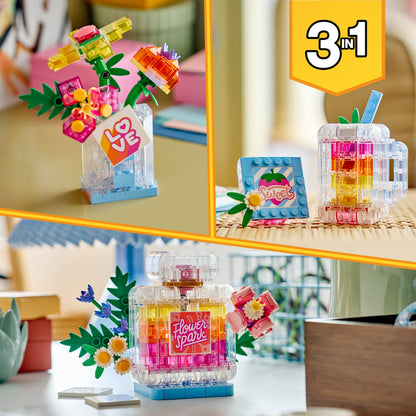 LEGO Creator: 2 in 1 Floral Decor Perfume Bottle (31383)
