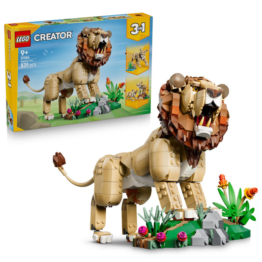 LEGO Creator: 3 in 1 Wild Animals: Majestic Lion (31386)