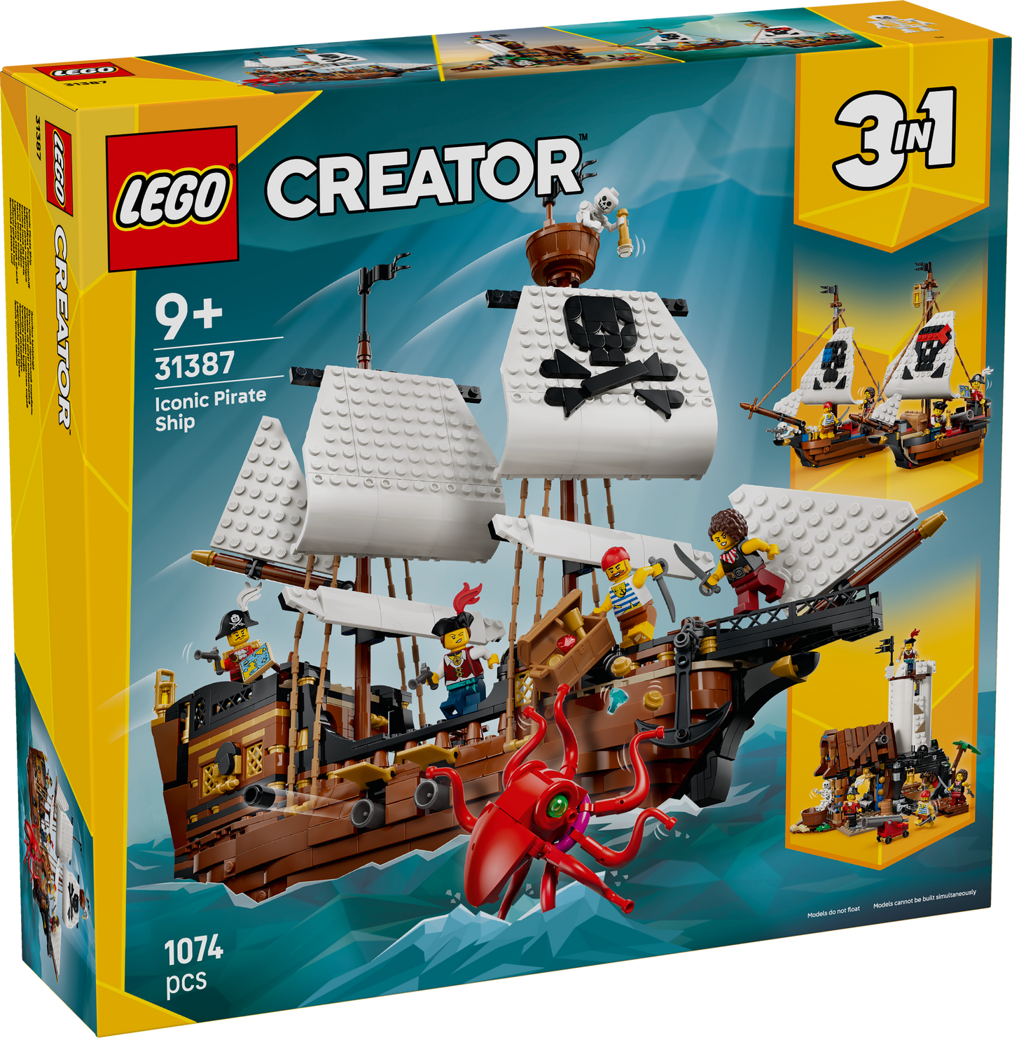 LEGO Creator: 3 in 1 Iconic Pirate Ship (31387)