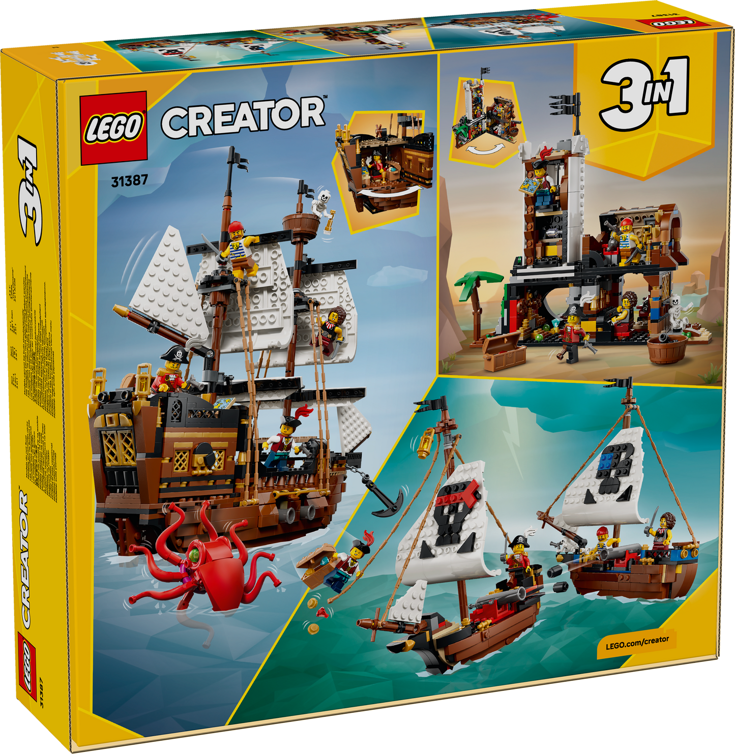 LEGO Creator: 3 in 1 Iconic Pirate Ship (31387)