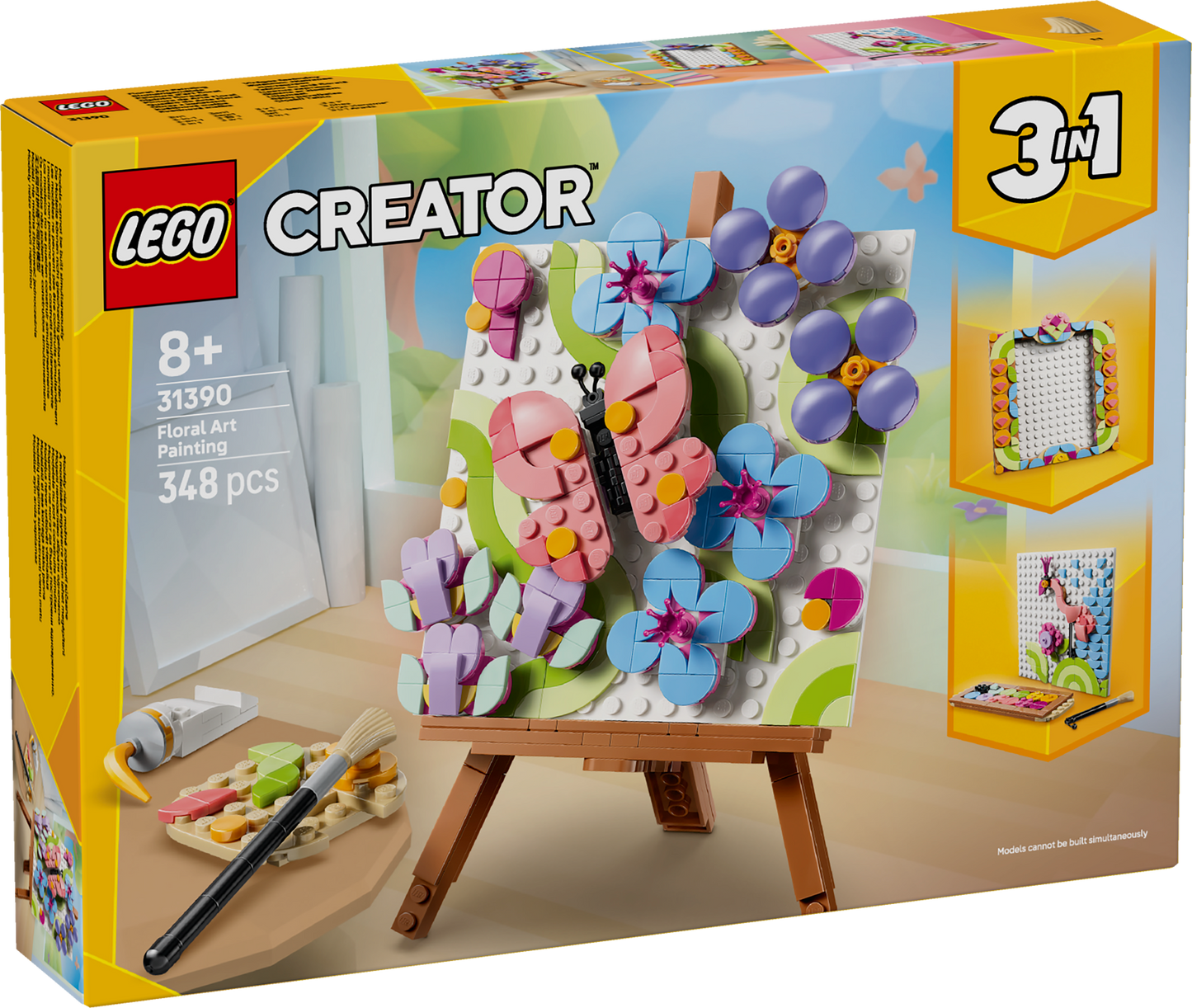 LEGO Creator: 3 in 1 Floral Art Decor Painting (31390)