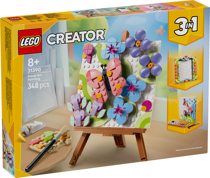 LEGO Creator: 3 in 1 Floral Art Decor Painting (31390)