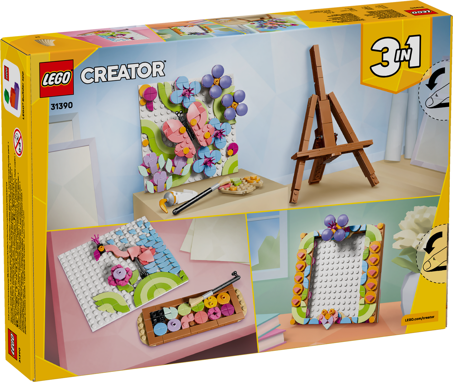 LEGO Creator: 3 in 1 Floral Art Decor Painting (31390)