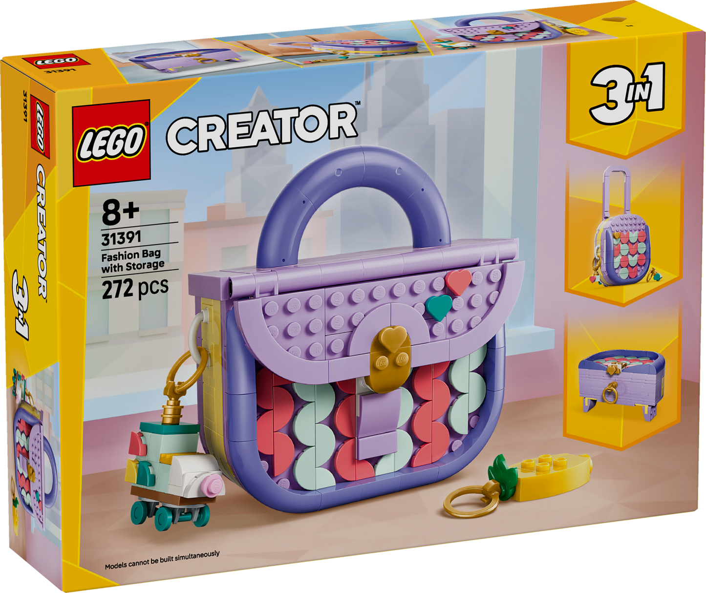 LEGO Creator: 3 in 1 Art Fashion Bag with Storage (31391)