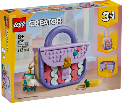 LEGO Creator: 3 in 1 Art Fashion Bag with Storage (31391)
