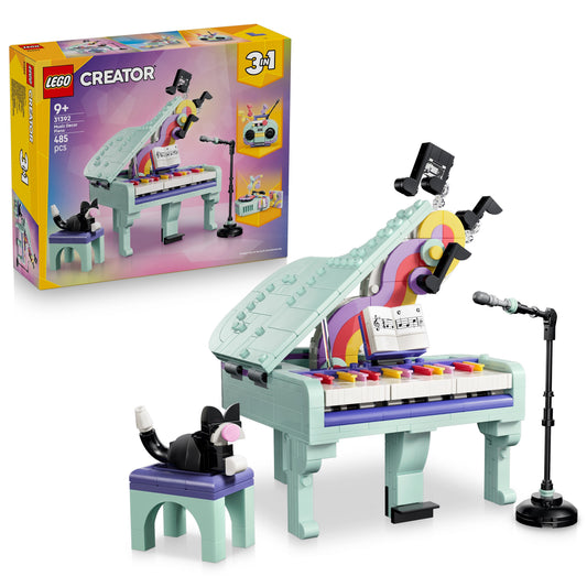 LEGO Creator: 3 in 1 Music Decor Piano with Cat (31392)