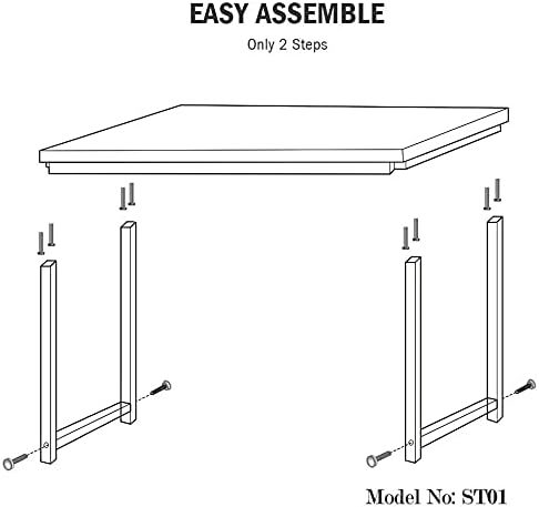 Sturdy Computer Desk Table Study Office Desk 120cm