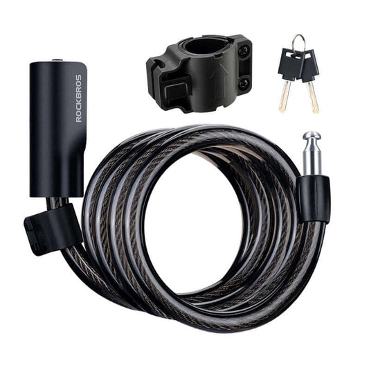 Bike Anti-Theft Zinc Alloy Steel Lock Portable with 2 keys