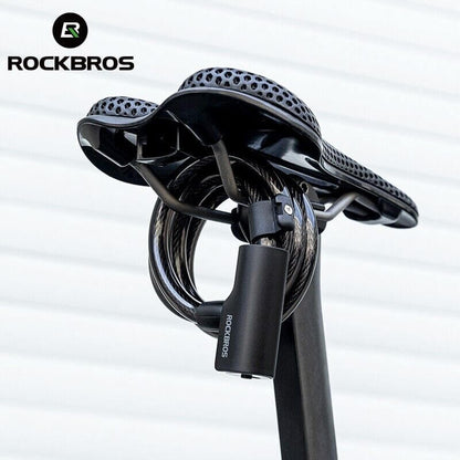 Bike Anti-Theft Zinc Alloy Steel Lock Portable with 2 keys
