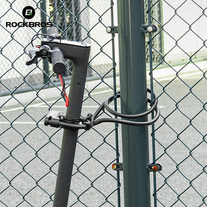 U-Lock Scooter Anti-Theft Lock with Cable 4 Digit Combination