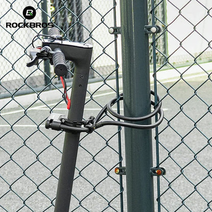 U-Lock Scooter Anti-Theft Lock with Cable 4 Digit Combination