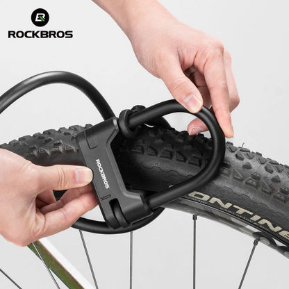 U-Lock Scooter Anti-Theft Lock with Cable 4 Digit Combination