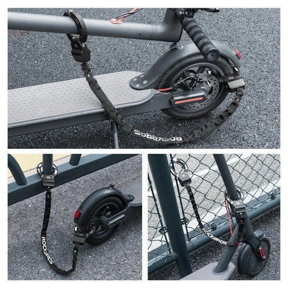 Scooter Bike Chain Anti-Theft Ring Lock with 2 keys