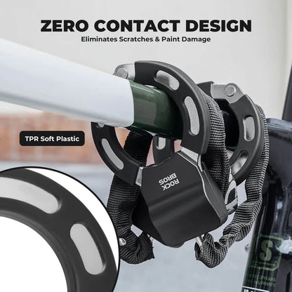 Scooter Bike Chain Anti-Theft Ring Lock with 2 keys