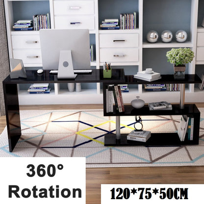 Computer Desk Table with bookshelf