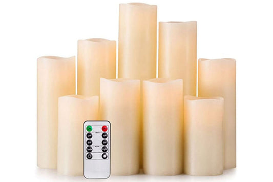 Flickering Candle Flameless Candle Battery Operated Safe