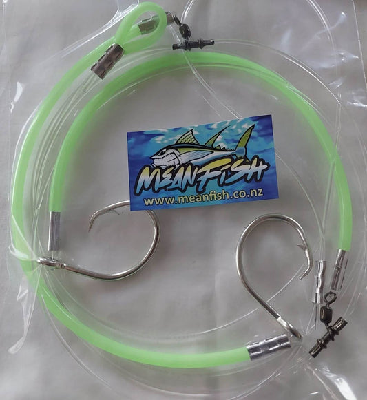 Hapuka (Grouper) 2 Hook Rig 14/0 Circle  Hook with Light