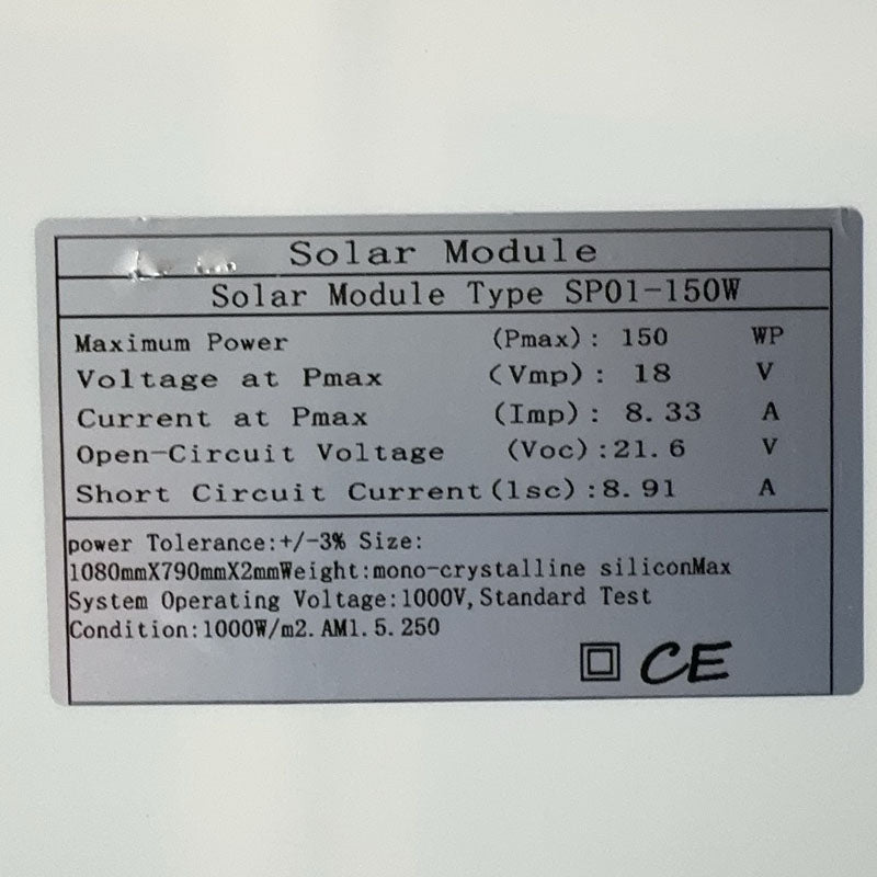 150W Solar Panel Flexible