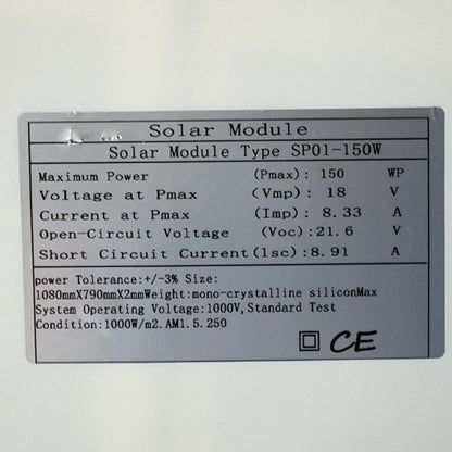 150W Solar Panel Flexible
