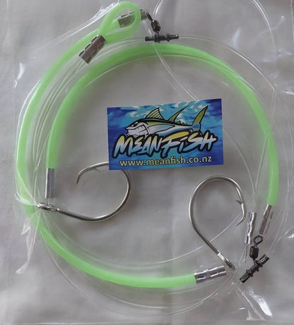 Hapuka (Grouper) 2 Hook Rig 14/0 Circle  Hook with Light
