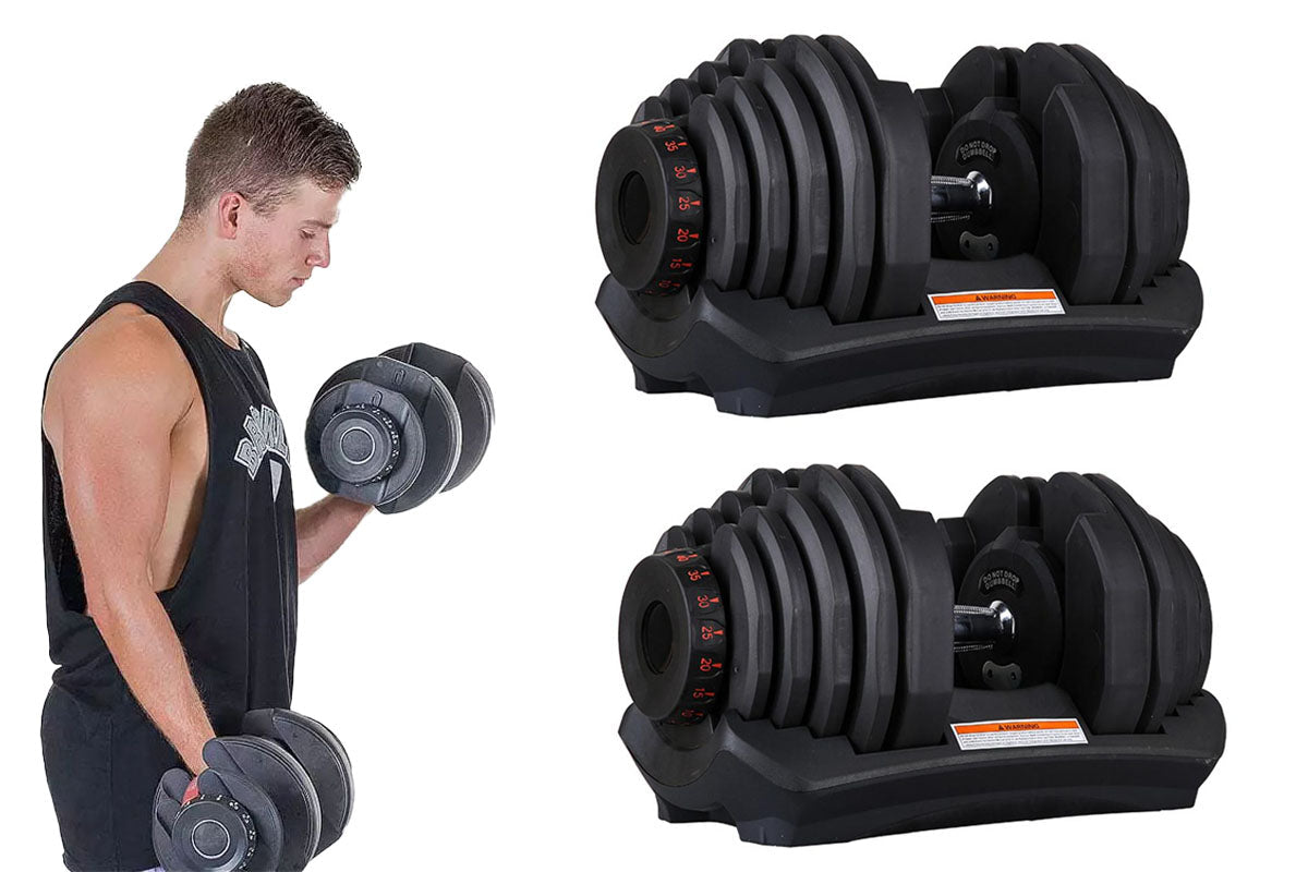 Adjustable Weights Dumbbell Set 40Kg Pair