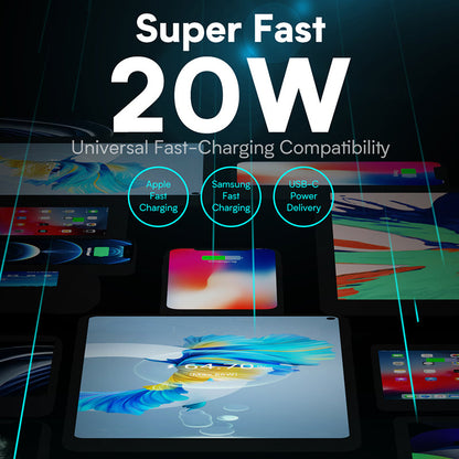 VFAN USB A + C PD 20W Dual Super Fast Charger Plug AU6