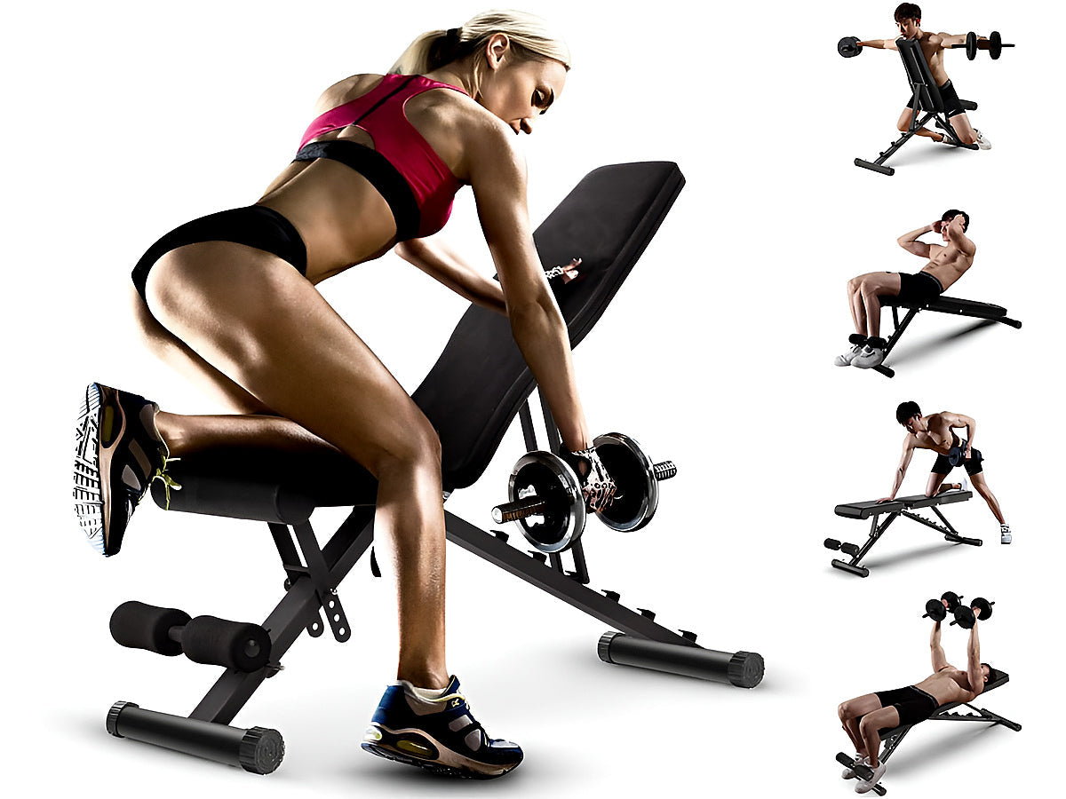Adjustable FID Sit Up & Weight Bench
