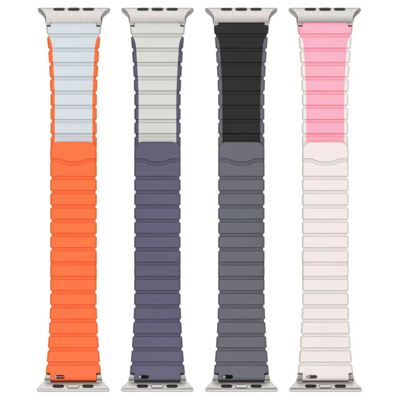 Mobie Neonova Series Magnetic Closure Silicone Compatible with Samsung Galaxy Watch 7 Ultra Band