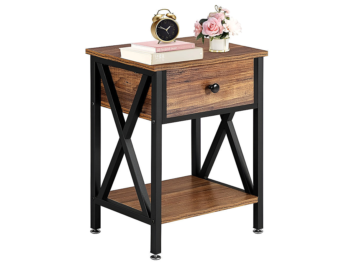 Bedside Table Nightstands with Drawer