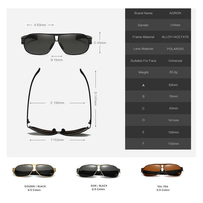 HD Polarized Lens Sunglasses Anti-Reflective Hydrophobic