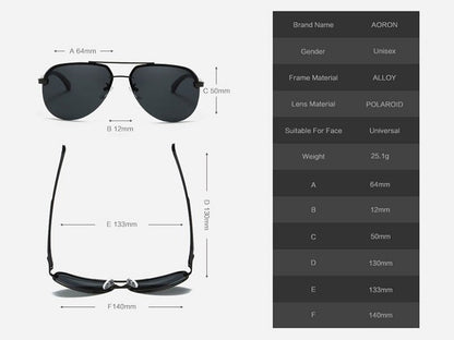 HD Polarized Lens Sunglasses Anti-Blue Ray Hydrophobic