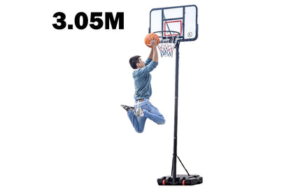 Basketball Hoop with stand height adjustable Hoop 3.05m
