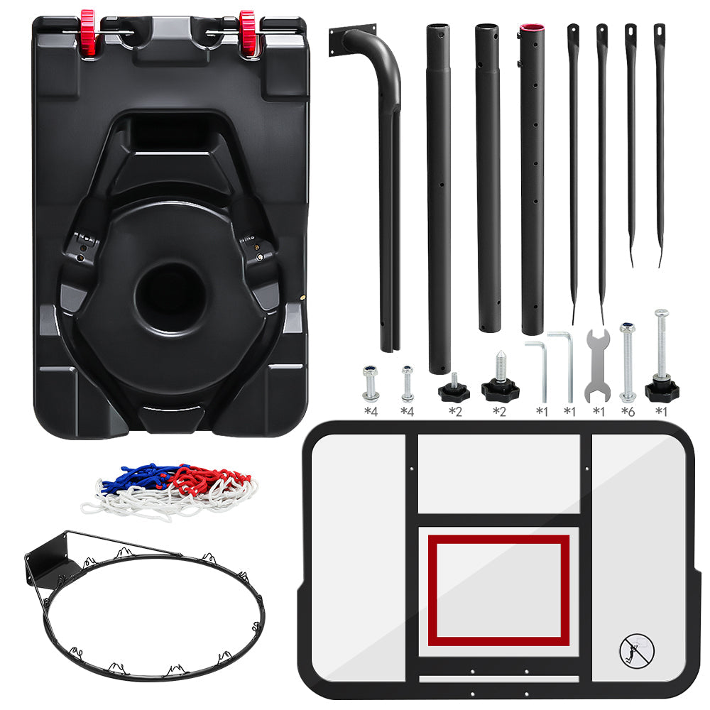 Basketball Hoop with stand height adjustable Hoop 3.05m