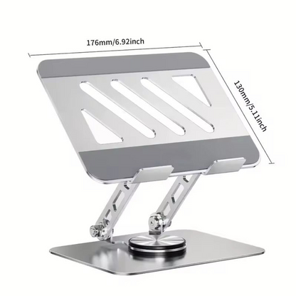 Adjustable 360 Degree Rotating Foldable Laptop Stand with Cooling Mount