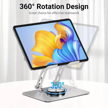 Adjustable 360 Degree Rotating Foldable Laptop Stand with Cooling Mount