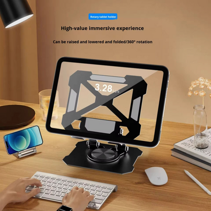 Multifunctional 360 Degree Rotation Adjustable Metal Stand for Tablet, PC & Desktop